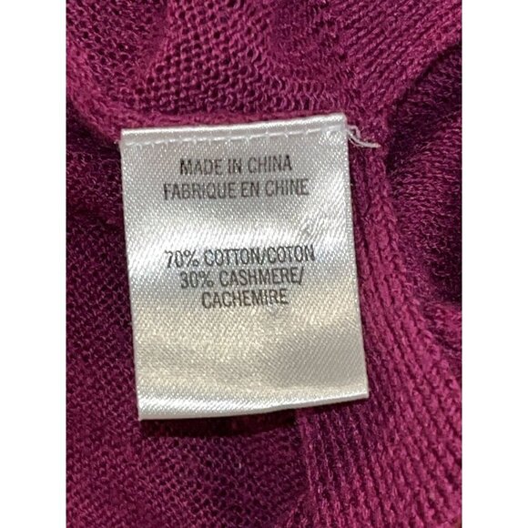 Theory cashmere blend short sleeve asymmetrical hem sweater top Small - Picture 4 of 8